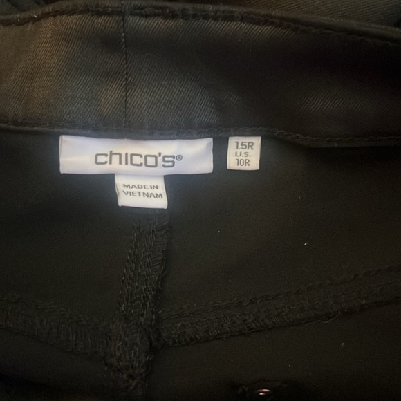 CHICO'S coated slim leg ankle  jeans - Picture 7 of 7